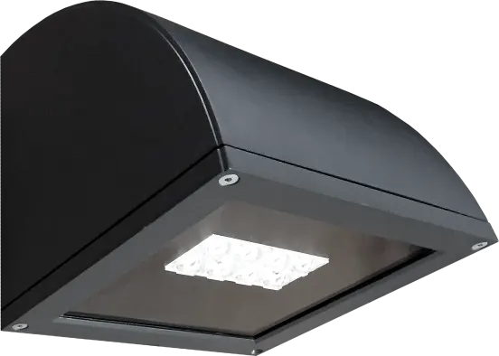 Aplique de pared Kingfisher Quarto, emergencia, 840 lúmenes, 7,5 W