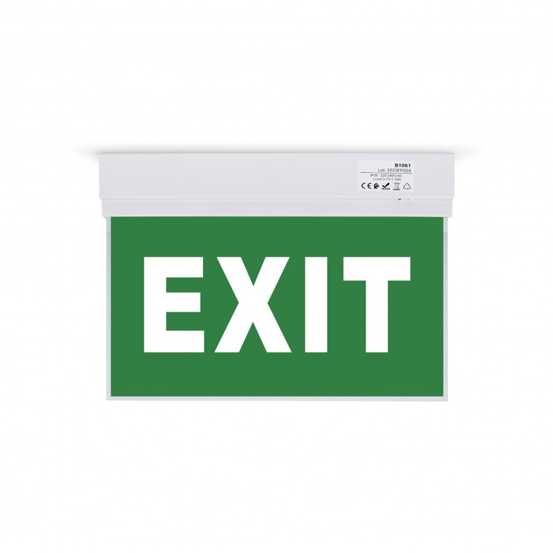 Bloc autonome d'éclairage de sécurité avec pictogramme "EXIT"