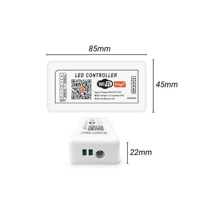 Controlador LED SMART+ WIFI RGBW 12/24V de 4 canales