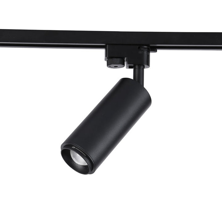 Spot sur rail monophasé avec angle d'éclairage ajustable 8W