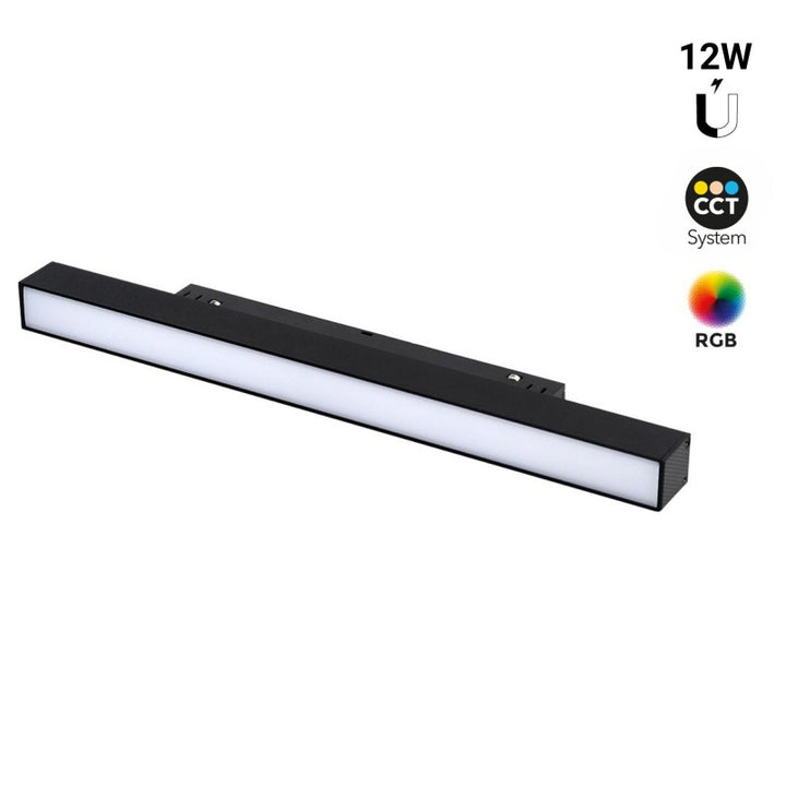 Foco lineal Opal sobre carril magnético RGB+CCT - 12W - Mi Light