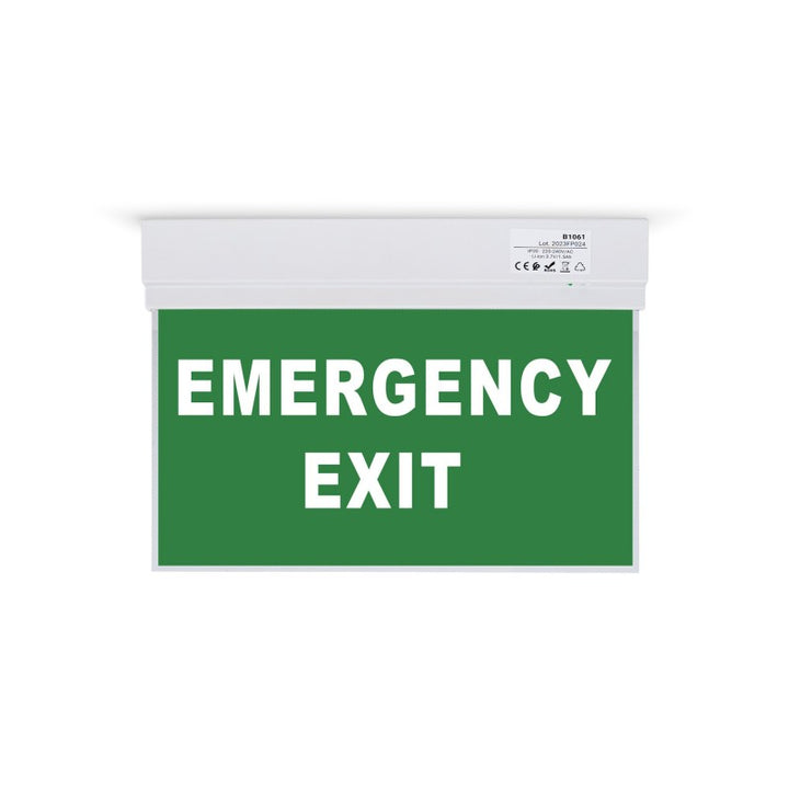 Bloc autonome d'éclairage de sécurité avec pictogramme "EMERGENCY EXIT"