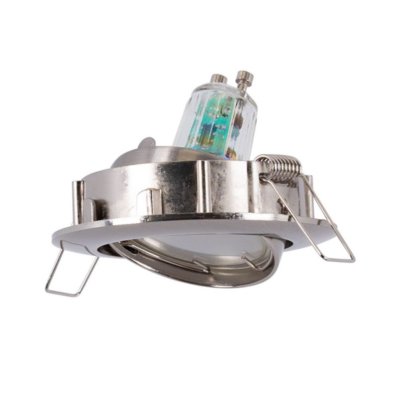 Collarín orientable para downlight para bombilla GU10 / MR16 - Corte Ø72 mm