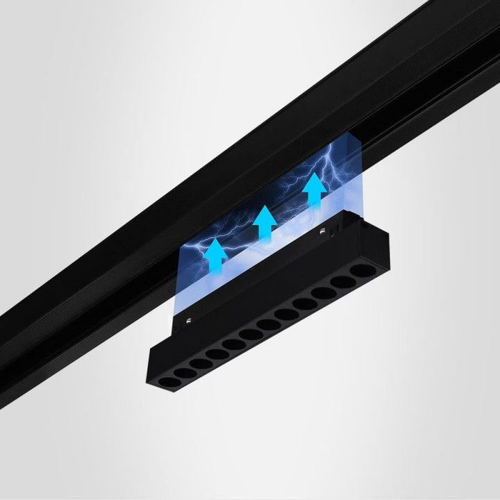 Foco lineal sobre carril magnético RGB+CCT - 6W - UGR18 - Mi Light - Negro