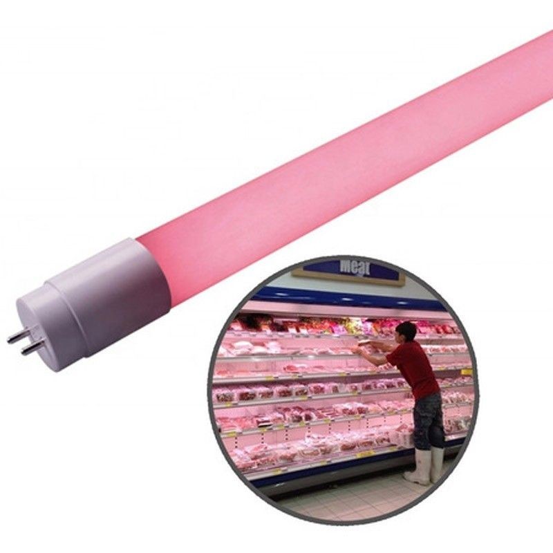 Tube LED T8 nano spécial boucherie 90cm 14W