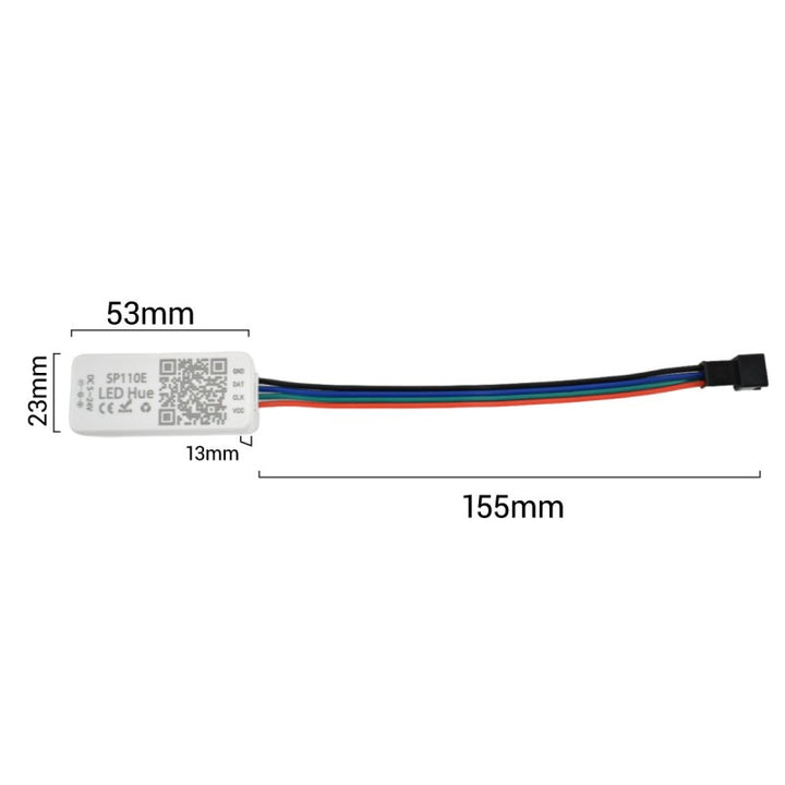 Contrôleur LED IC pixel Bluetooth RGB/RGBW- 5-24V DC - 1024 Pixels