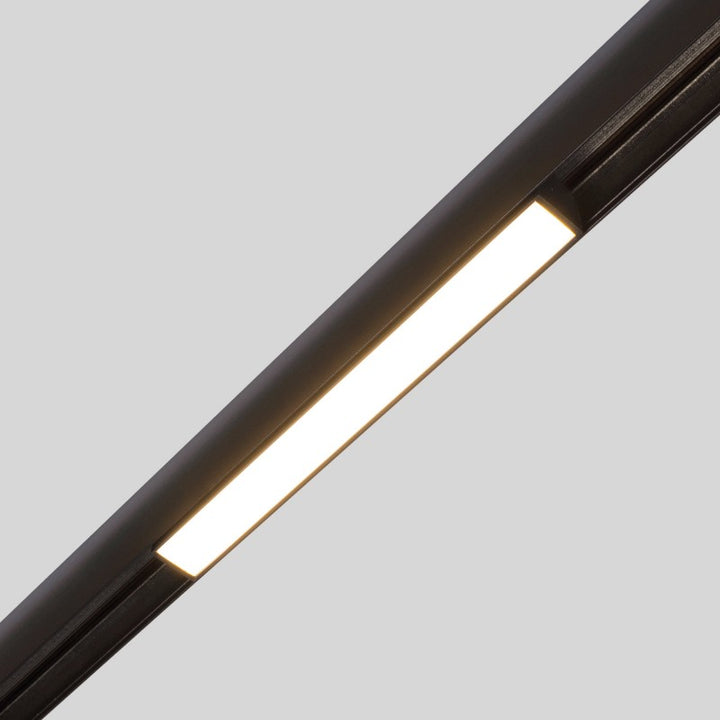 Spot LED linéaire opale CCT sur rail magnétique 48V - 12W - Gradation DALI-2