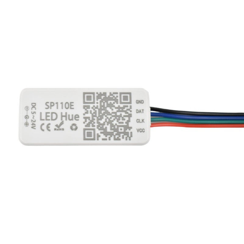 Controlador de píxeles IC LED RGB/RGBW con Bluetooth: 5-24 V CC, 1024 píxeles