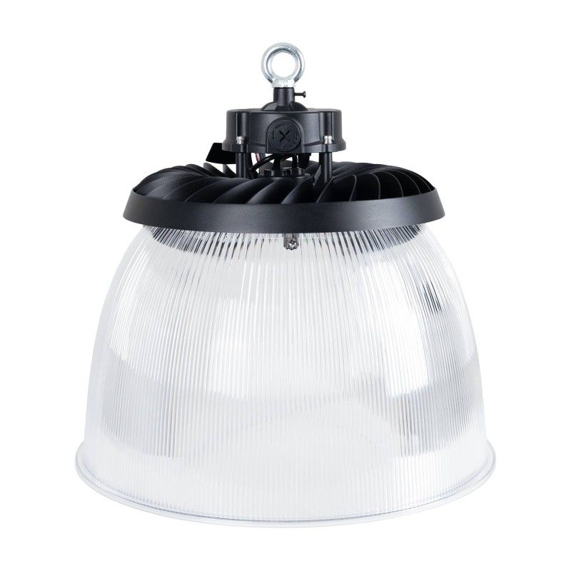 Diffuseur de lumière en polycarbonate pour suspension industrielle LED B8155-200W - B8150-200 - Angle 90°