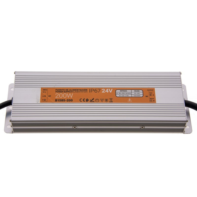 Transformador 24V 200W 8.3A IP67