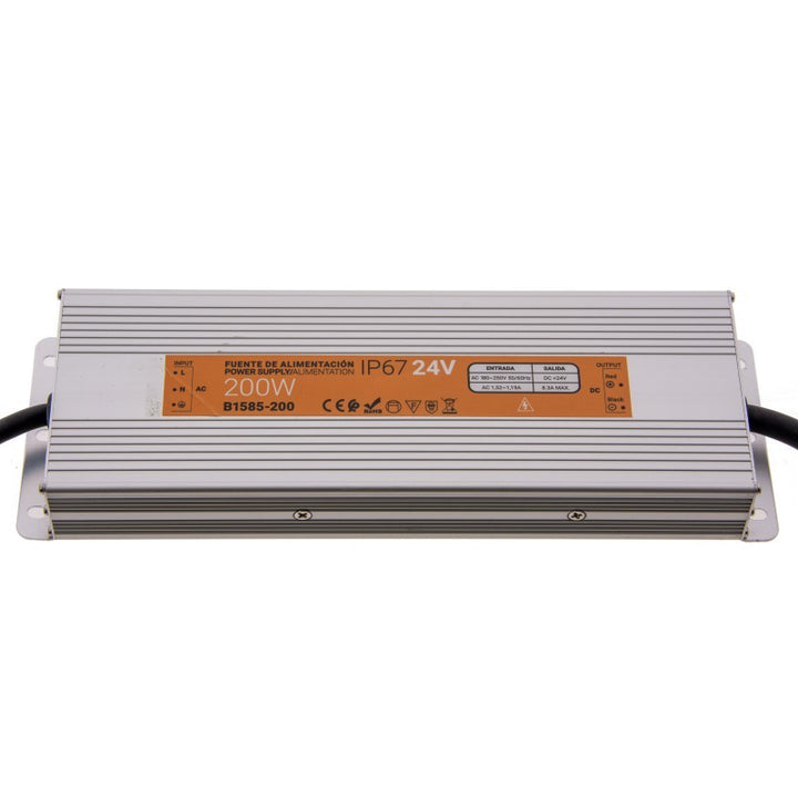 Transformador 24V 200W 8.3A IP67