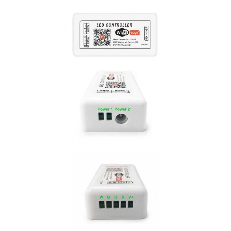 Controlador LED SMART+ WIFI RGBW 12/24V de 4 canales