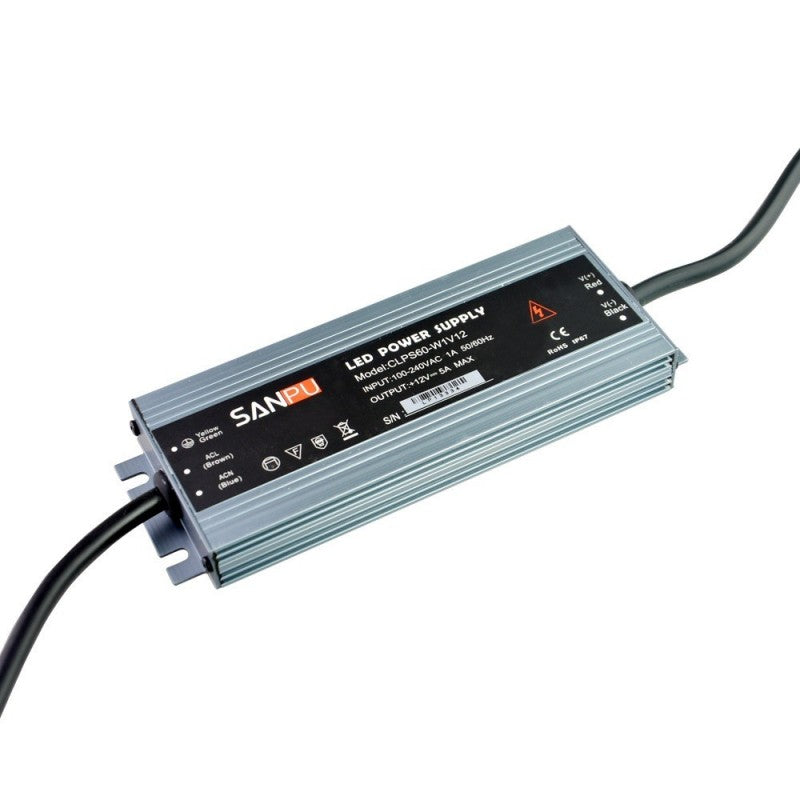 Transformateur étanche 12V 60W IP67