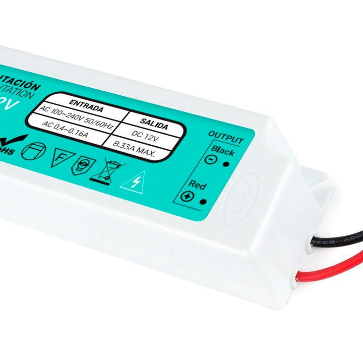 Alimentation étanche IP67 12V 100W