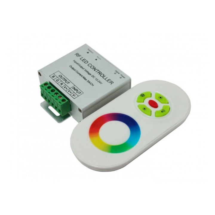 Controlador RGB 18A (6a/canal) 12/24V DC + control remoto