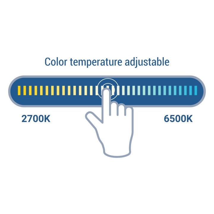 Foco lineal Opal sobre carril magnético CCT - 12W - Mi Light