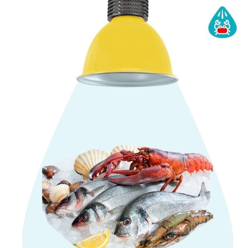 Campana LED 30W especial para pescados y mariscos