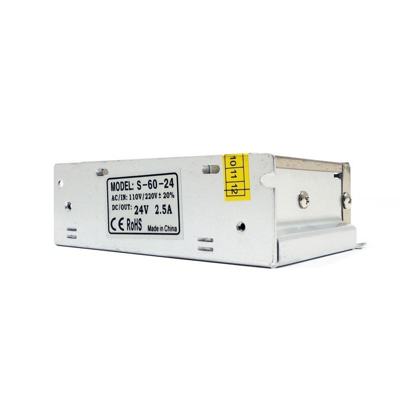 Fuente de alimentación conmutada de 60 W, 24 V CC, 2,5 A