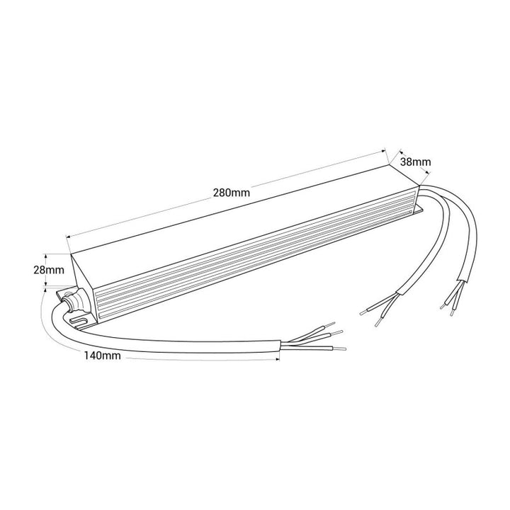 Alimentation LED dimmable DALI DT8 - 24V DC - 4.17A - 100W