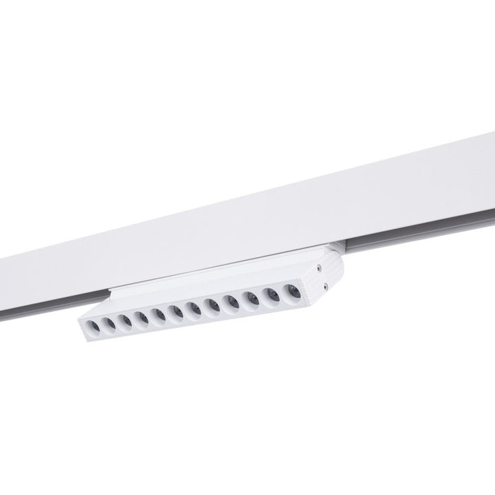 Spot linéaire orientable sur rail magnétique RGB + CCT - 6W - UGR18 - Mi Light - Blanc