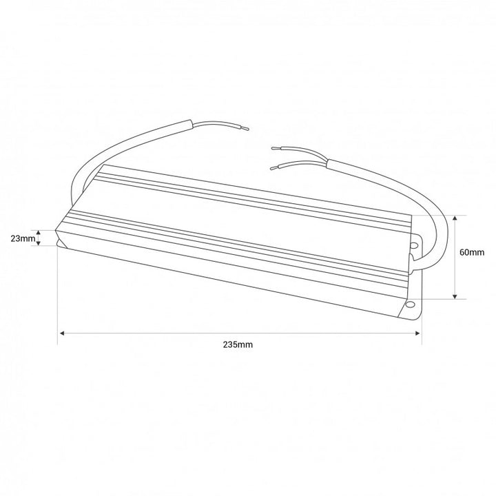 Fuente de alimentación compacta y resistente al agua 12V 120W IP67