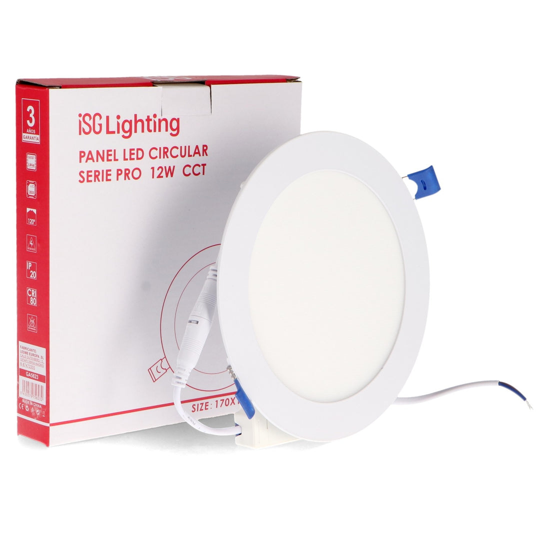 Downlight Led Circulaire Série Pro 12W Cct  150 coupe UGR19