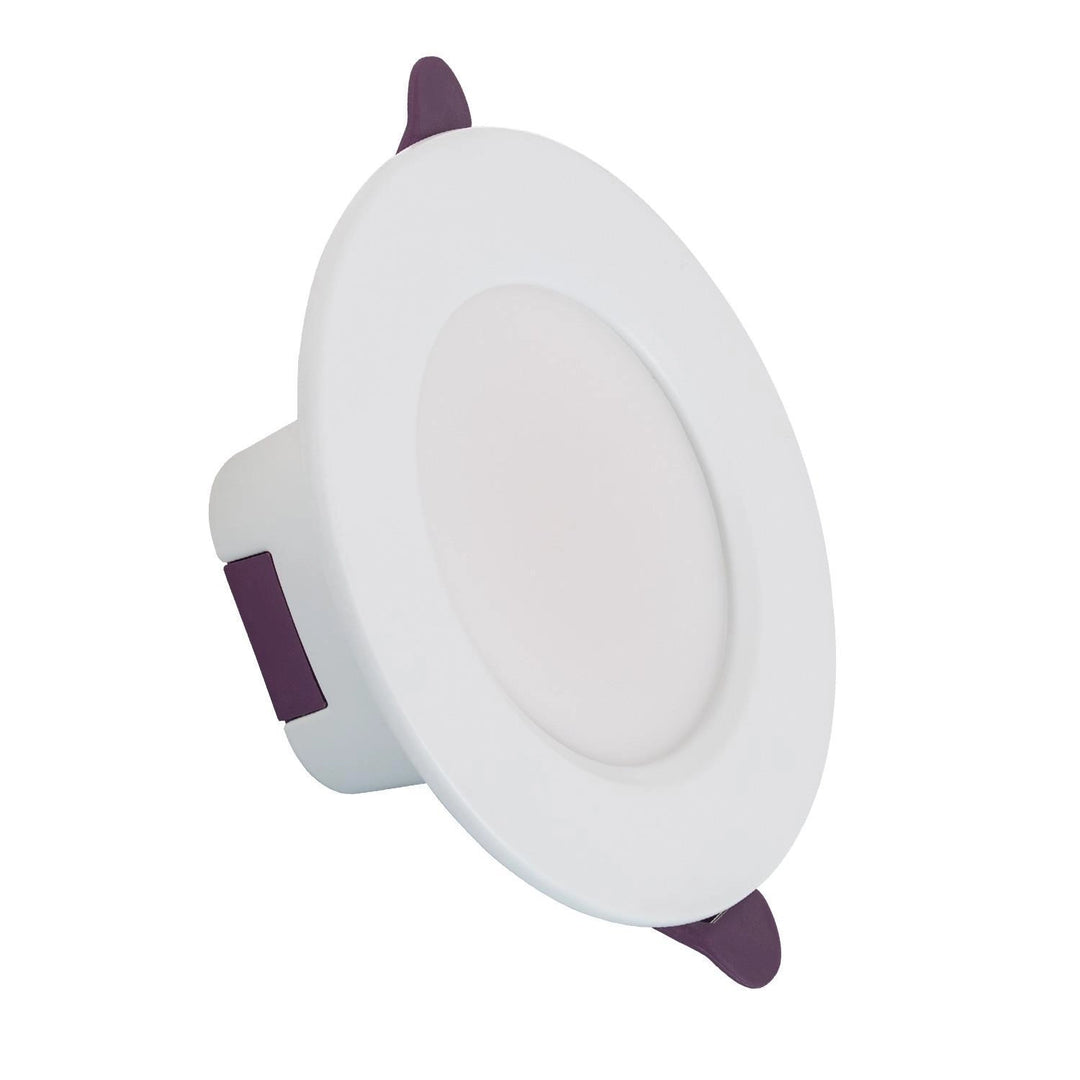 Downlight LED 8W Rond salle de Bain IP65 Coupe Ø 75 mm