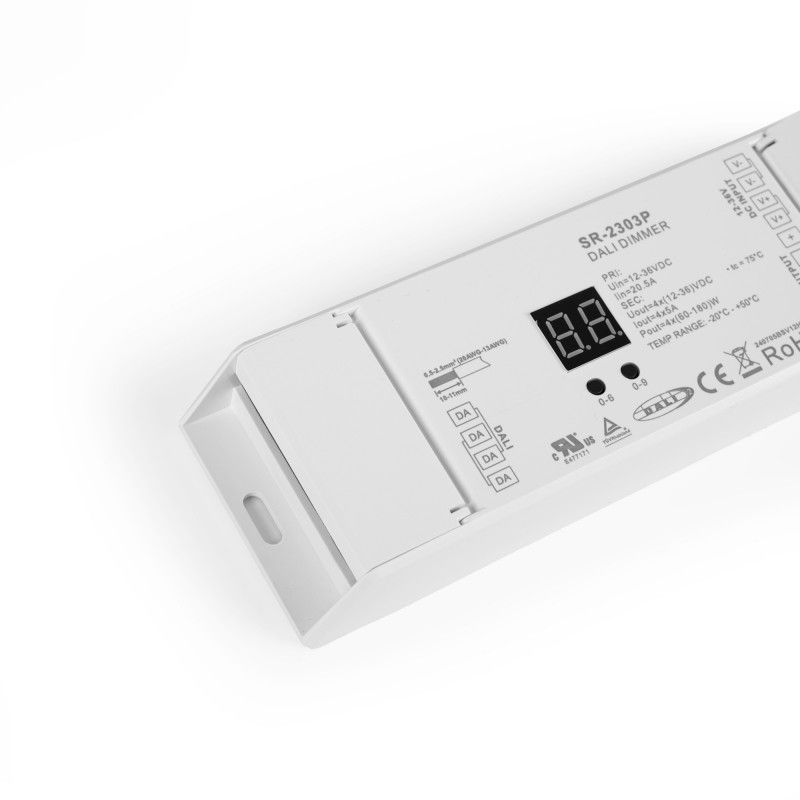 Variateur DALI2 - MONO/RGB/RGBW - 12-36V - 4 CH x 5A