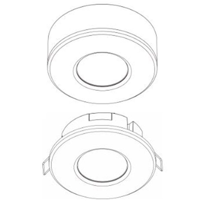 Sensor de movimiento por microondas 2 en 1 (superficie/integrado) 360º