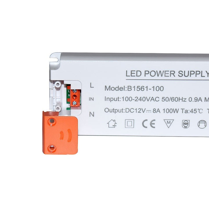 Alimentation LED 12V - 100W - IP20 extra plate