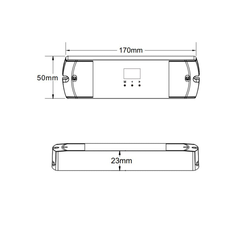 Decodificador DMX512 12-48 V CC - 350-1200 mA/canal - 4 canales