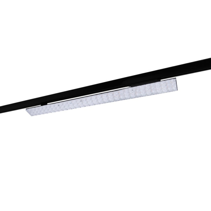 Luminaria lineal LED trifásica orientable 40W - CCT - IRC90 - Driver KGP - Negro