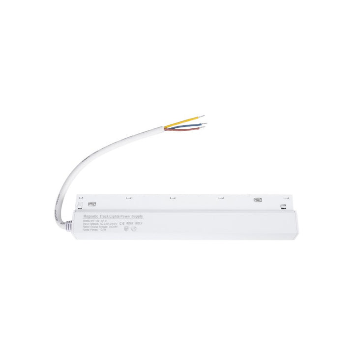 Alimentation pour rail magnétique 48V 100W - Blanc