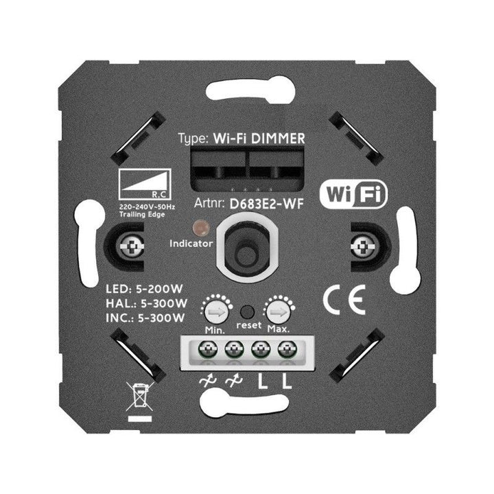 Interruptor regulador de intensidad SMART WIFI 200W Función de encendido/apagado