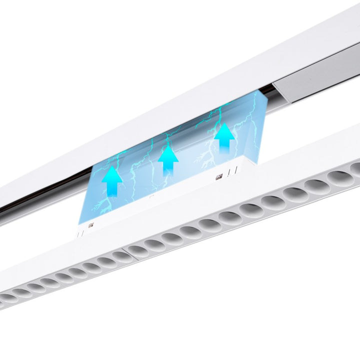 Spot linéaire sur rail magnétique CCT - 20W - UGR18 - Mi Light - Blanc