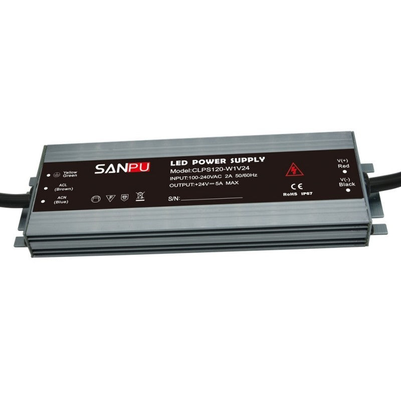 Alimentation compacte et étanche 24V 120W IP67