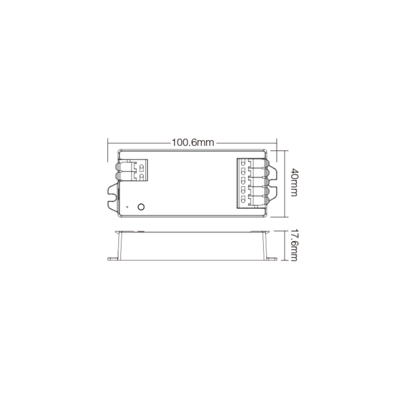 Contrôleur Ruban LED 2 en 1 - Monochrome - CCT - 12/24V DC - 2.4GHz+ WiFi - Mi Boxer - E2-WR