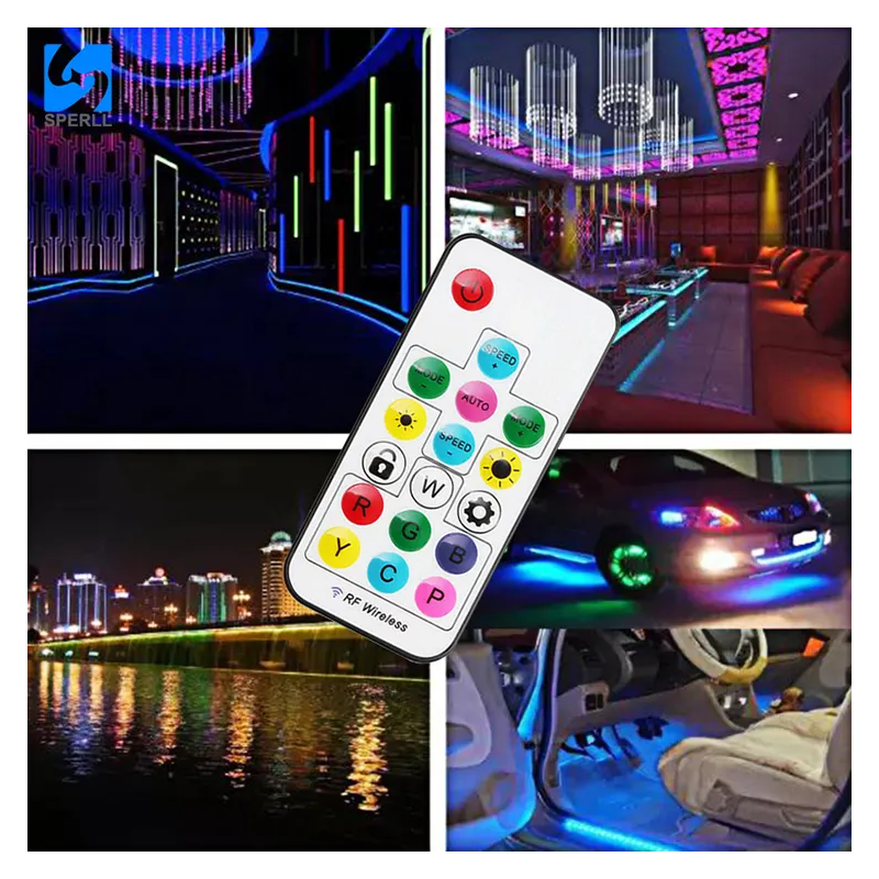 Controlador LED IC RGB/RGBW con control remoto RF - 5-24 V CC - 2048 píxeles