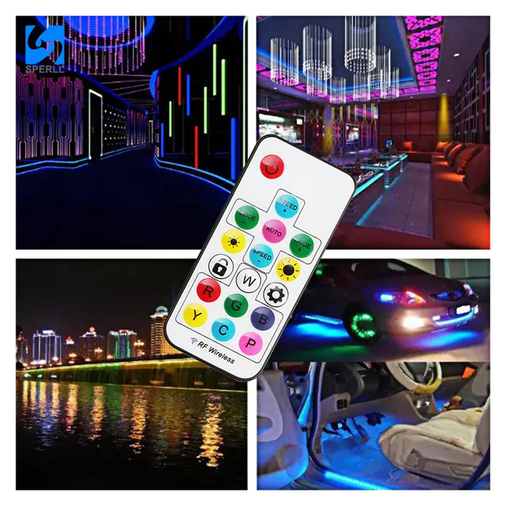 Controlador LED IC RGB/RGBW con control remoto RF - 5-24 V CC - 2048 píxeles