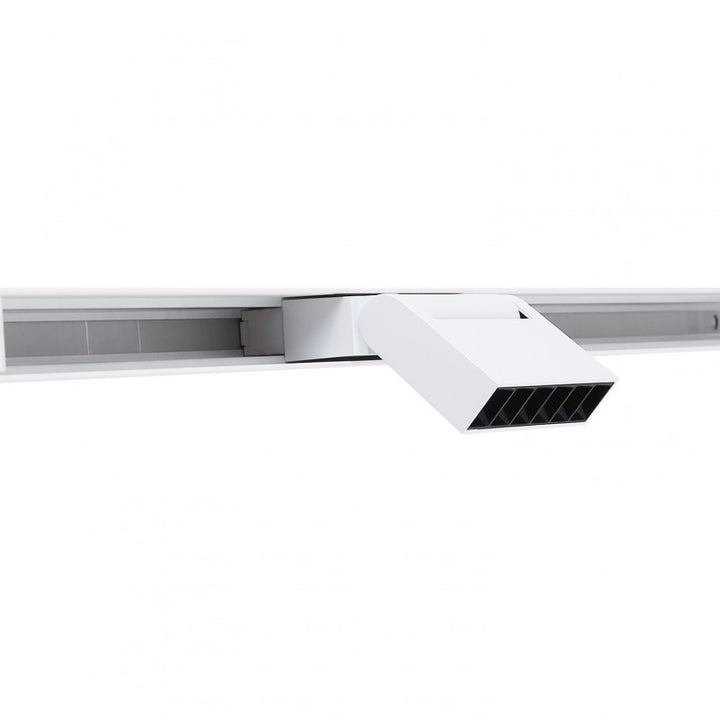 Spot LED linéaire orientable sur rail magnétique 48V - 6W - UGR16 - Blanc