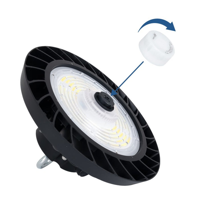 Lámpara colgante LED industrial con sensor de movimiento por microondas B8155