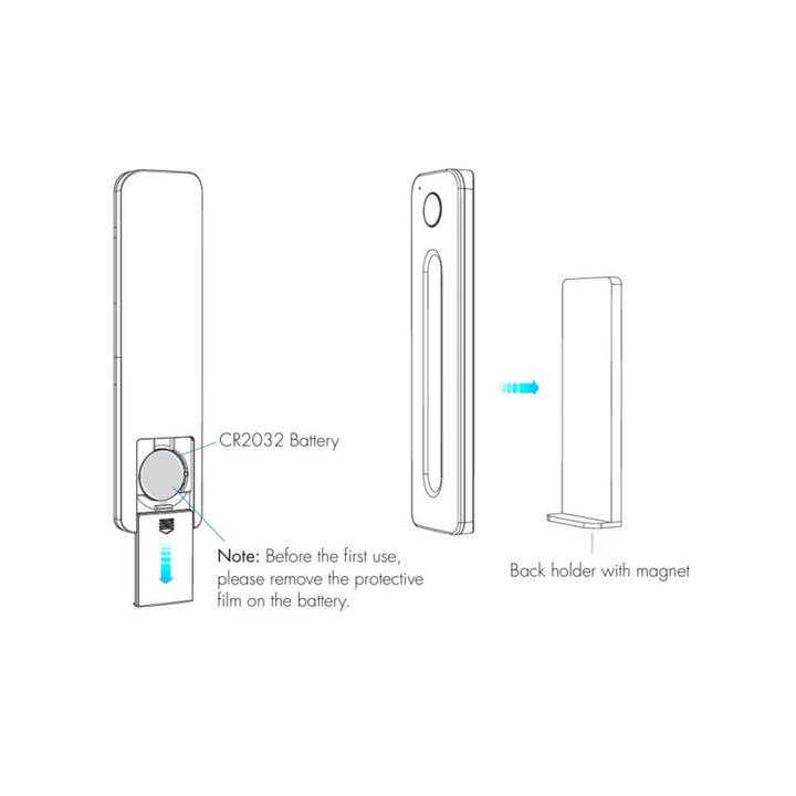 Mando a distancia RF monocromo con cursor táctil - 1 zona - RF 2,4GHz - Skydance