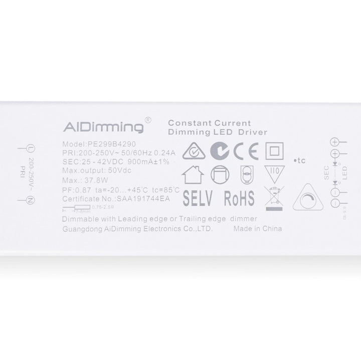 Controlador regulable TRIAC 25-42 V CC - 900 mA - 37 W