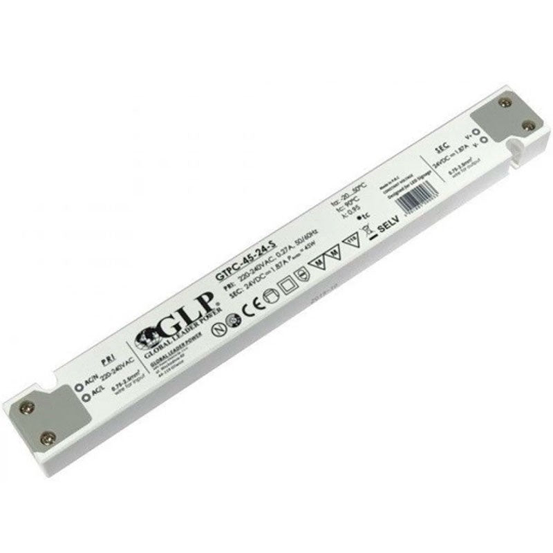 Alimentation LED extra plate 45W 24V - GLP