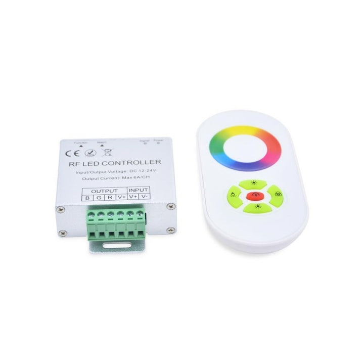 Controlador RGB 18A (6a/canal) 12/24V DC + control remoto