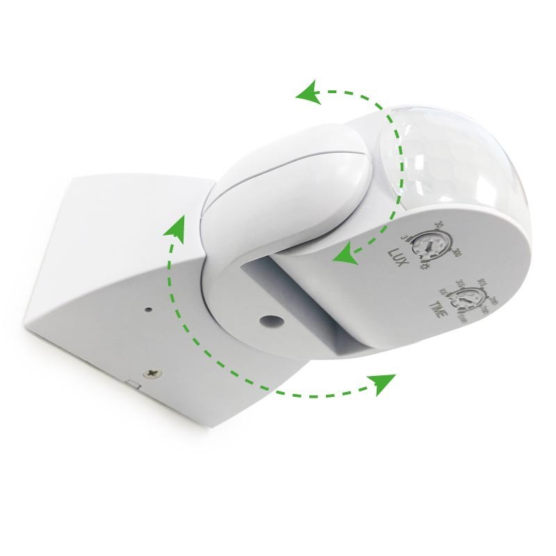 Detector de movimiento PIR de montaje en superficie de 180° - IP65