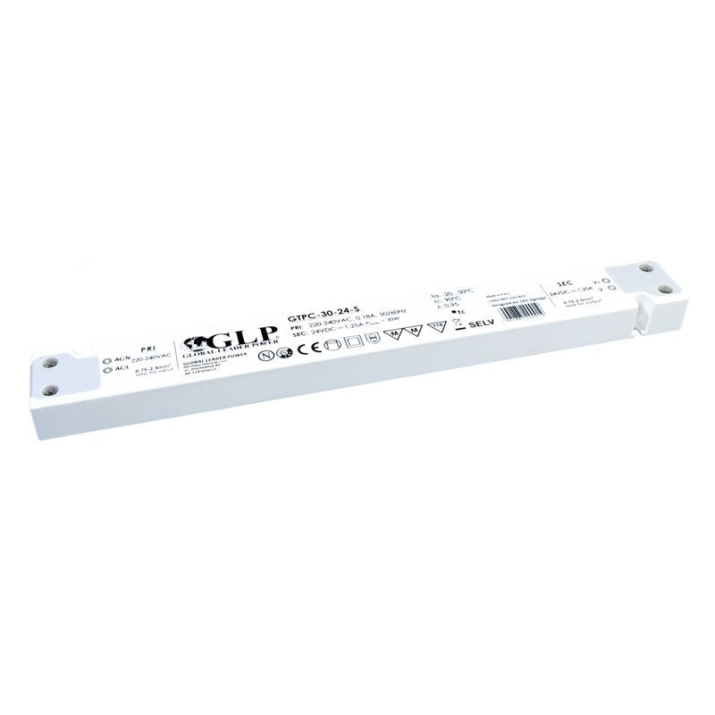 Alimentation LED extra plate 30W 24V - GLP