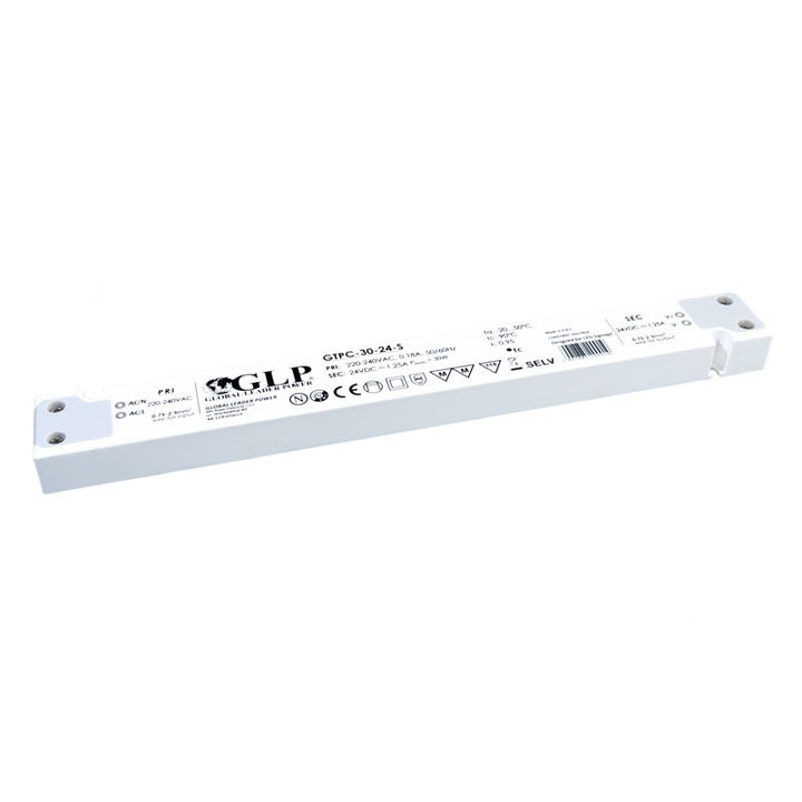 Alimentation LED extra plate 30W 24V - GLP