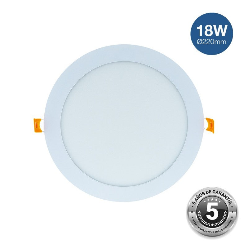 Downligtht LED encastrable circulaire 18W - Découpe Ø 205 mm