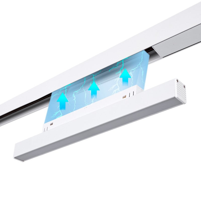 Spot linéaire opale sur rail magnétique RGB + CCT - 12W - Mi Light - Blanc